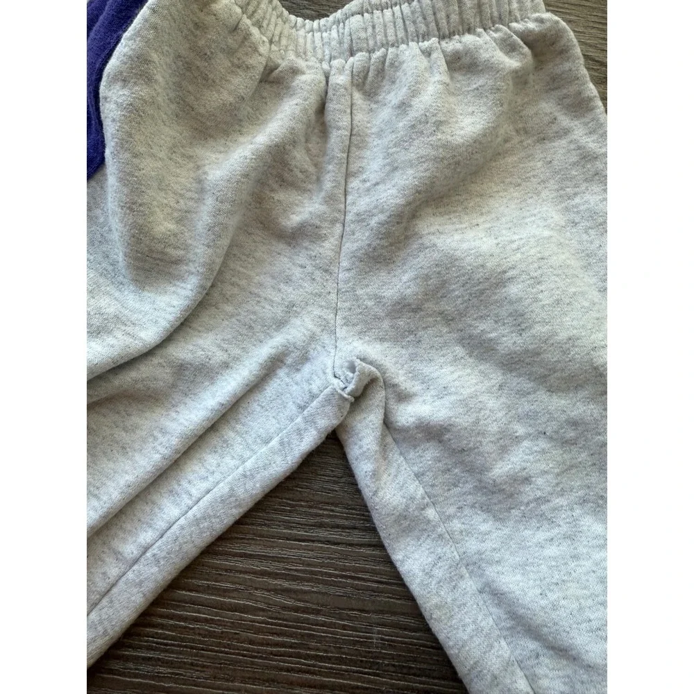 Kids Little King St Thomas‎ Sweatshirt Pants Set Gray Purple 12 Months